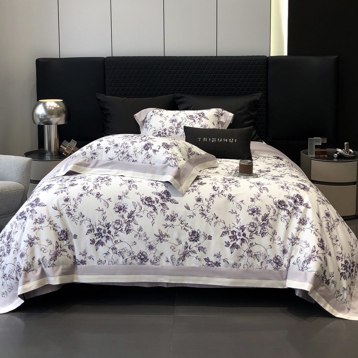 91家纺网 家纺一手货源 找家纺 （总）太古汇家居 2026新款高支高密长绒棉专版数码印花四件套-会员260/280 券后控价——券后不低于348（严格按照控价）