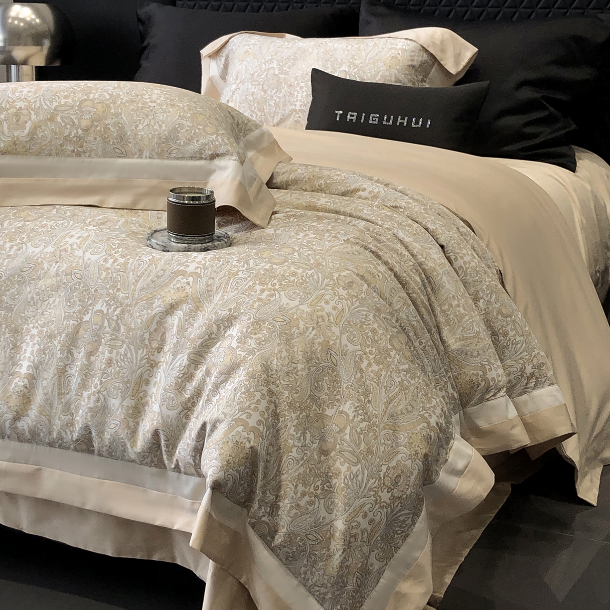 91家纺网 家纺一手货源 找家纺 太古汇家居 2026新款数码印花新疆东方棉系列四件套-会员260/280 券后控价——券后不低于348（严格按照控价） 莫里斯-浅米