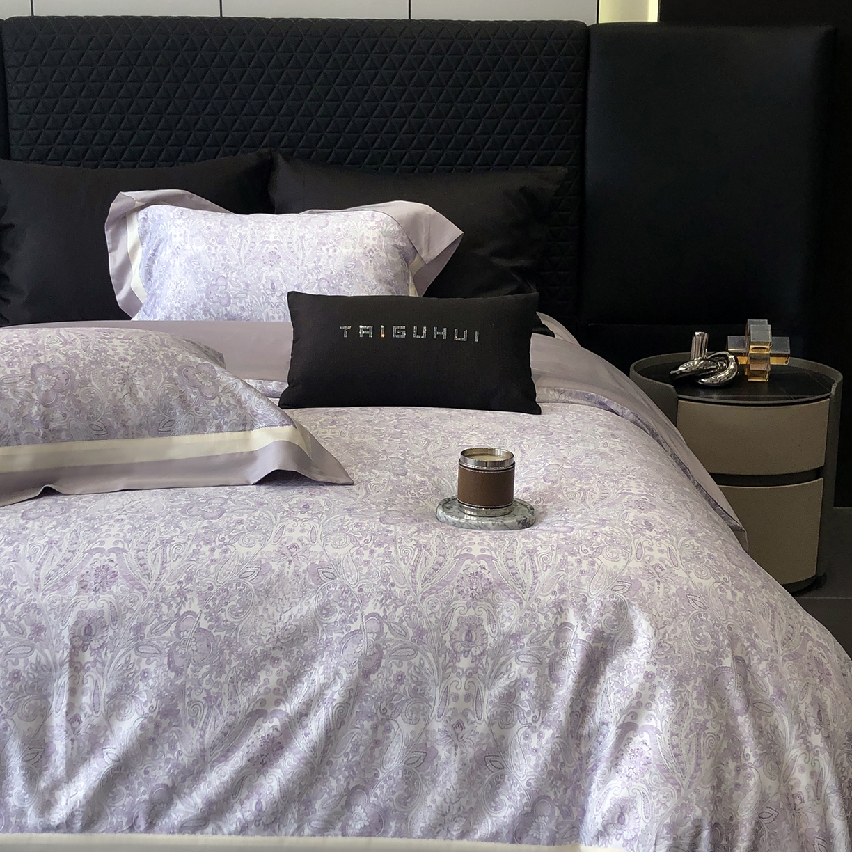 91家纺网 家纺一手货源 找家纺 太古汇家居 2026新款数码印花新疆东方棉系列四件套-会员260/280 券后控价——券后不低于348（严格按照控价） 莫里斯-香芋紫