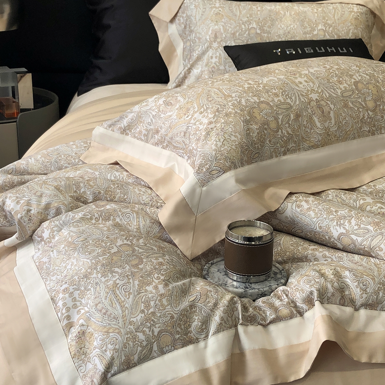 91家纺网 家纺一手货源 找家纺 太古汇家居 2026新款数码印花新疆东方棉系列四件套-会员260/280 券后控价——券后不低于348（严格按照控价） 莫里斯-浅米