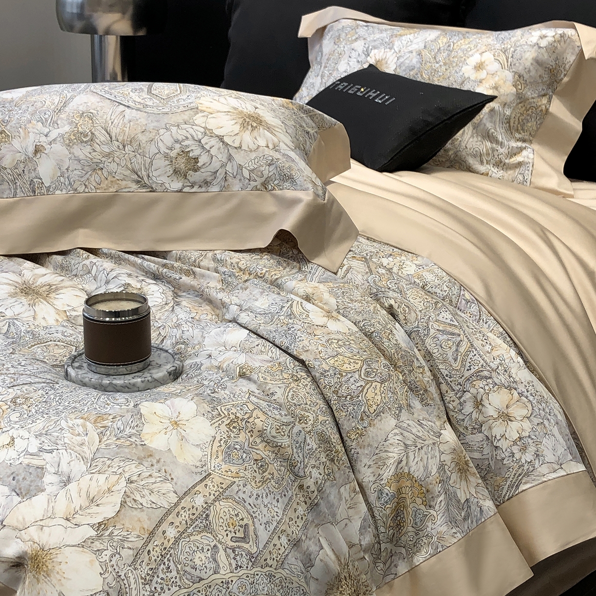 91家纺网 家纺一手货源 找家纺 太古汇家居 2026新款数码印花新疆东方棉系列四件套-会员260/280 券后控价——券后不低于348（严格按照控价） 普罗旺斯-卡其