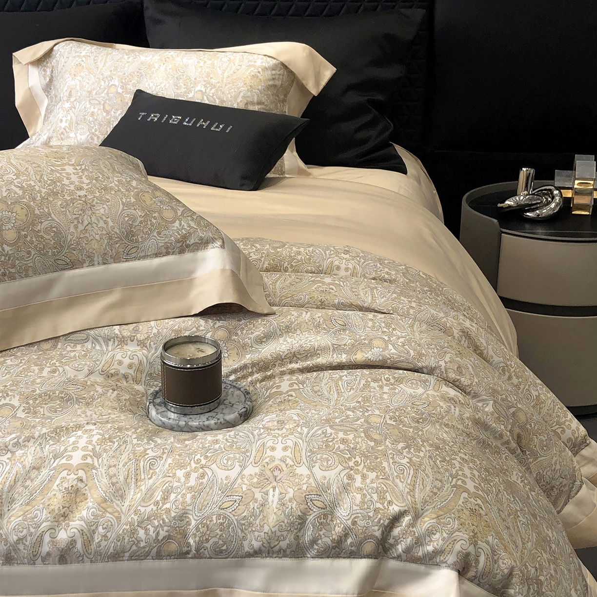 91家纺网 家纺一手货源 找家纺 太古汇家居 2026新款数码印花新疆东方棉系列四件套-会员260/280 券后控价——券后不低于348（严格按照控价） 莫里斯-浅米