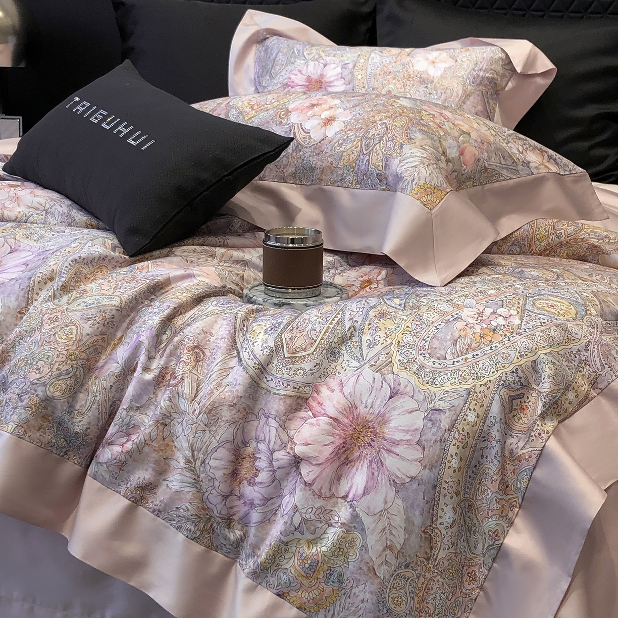 91家纺网 家纺一手货源 找家纺 太古汇家居 2026新款数码印花新疆东方棉系列四件套-会员260/280 券后控价——券后不低于348（严格按照控价） 普罗旺斯-粉色