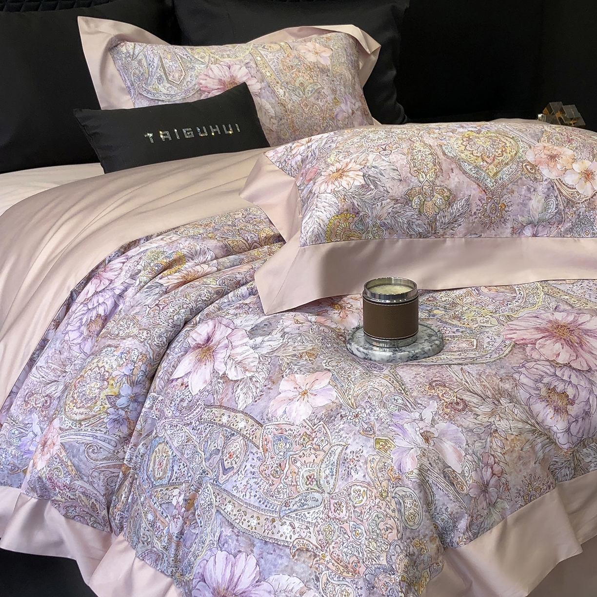 91家纺网 家纺一手货源 找家纺 太古汇家居 2026新款数码印花新疆东方棉系列四件套-会员260/280 券后控价——券后不低于348（严格按照控价） 普罗旺斯-粉色