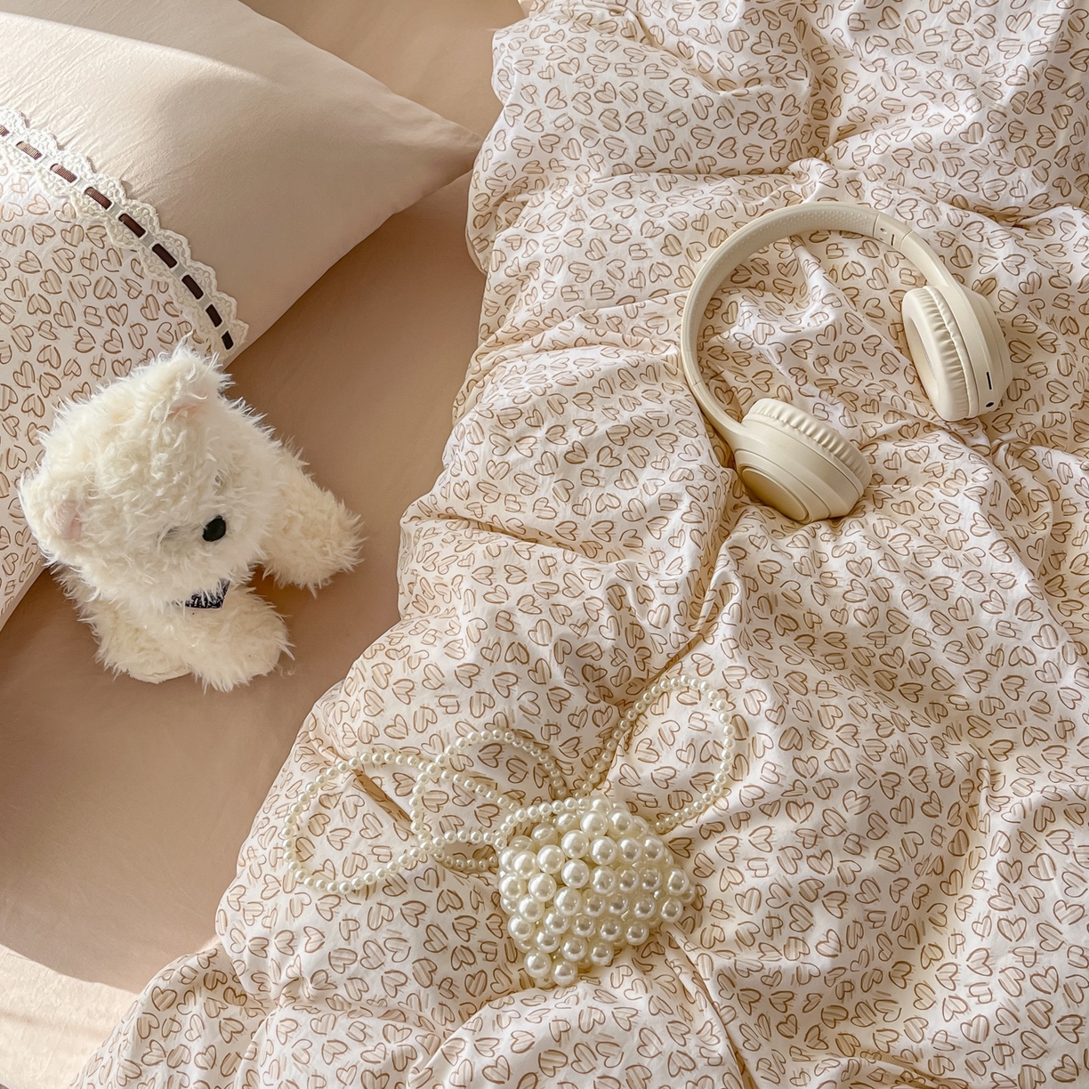 91家纺网 家纺一手货源 找家纺 （总）菲梵家纺 2026新款法式花边A类云朵棉四件套