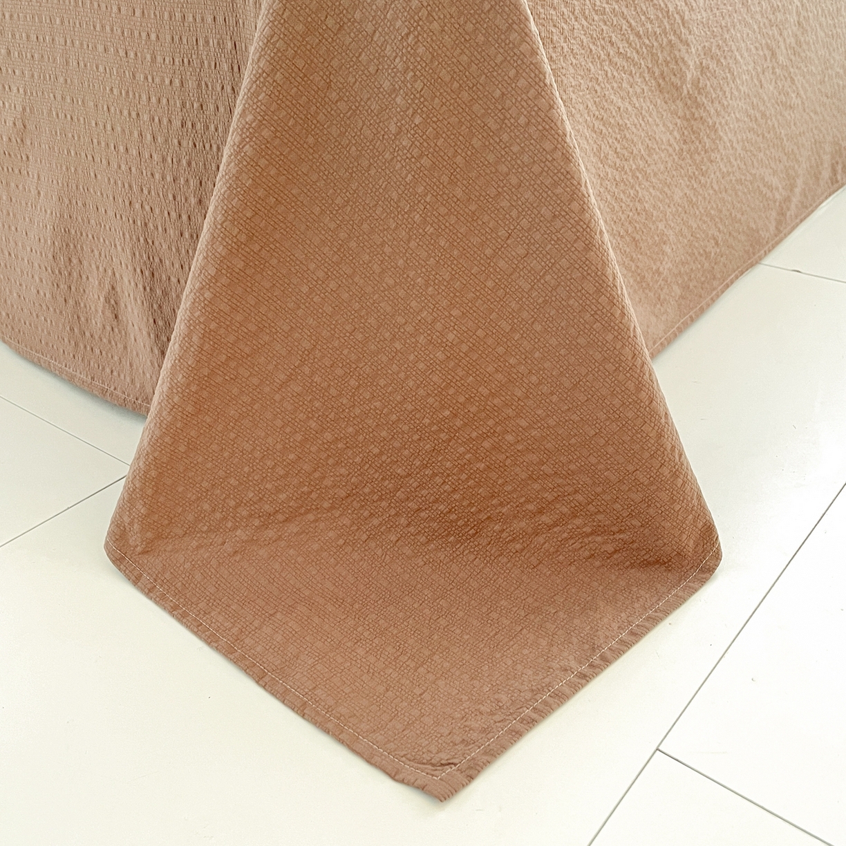 91家纺网 家纺一手货源 找家纺 玉海棠家纺 2026新款直播爆款高品质高克重泡泡纱泡芙纱四件套 满满