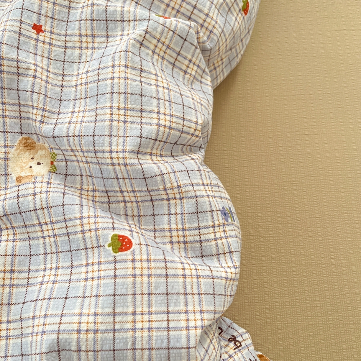 91家纺网 家纺一手货源 找家纺 玉海棠家纺 2026新款直播爆款高品质高克重泡泡纱泡芙纱四件套 萌物多多