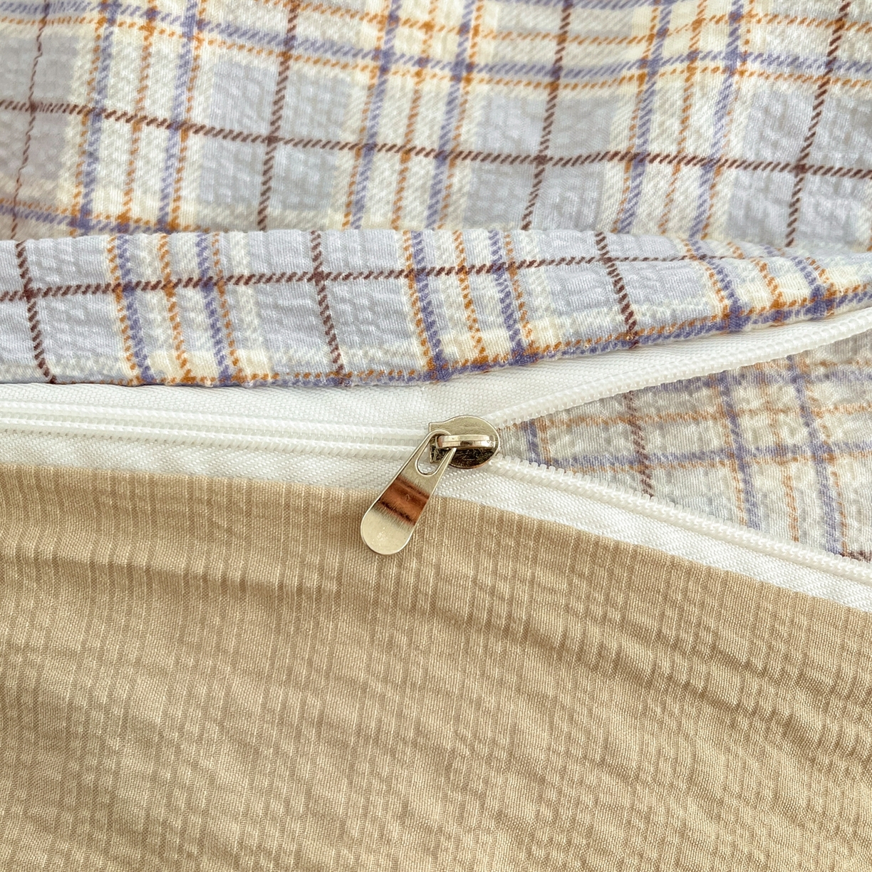 91家纺网 家纺一手货源 找家纺 玉海棠家纺 2026新款直播爆款高品质高克重泡泡纱泡芙纱四件套 萌物多多