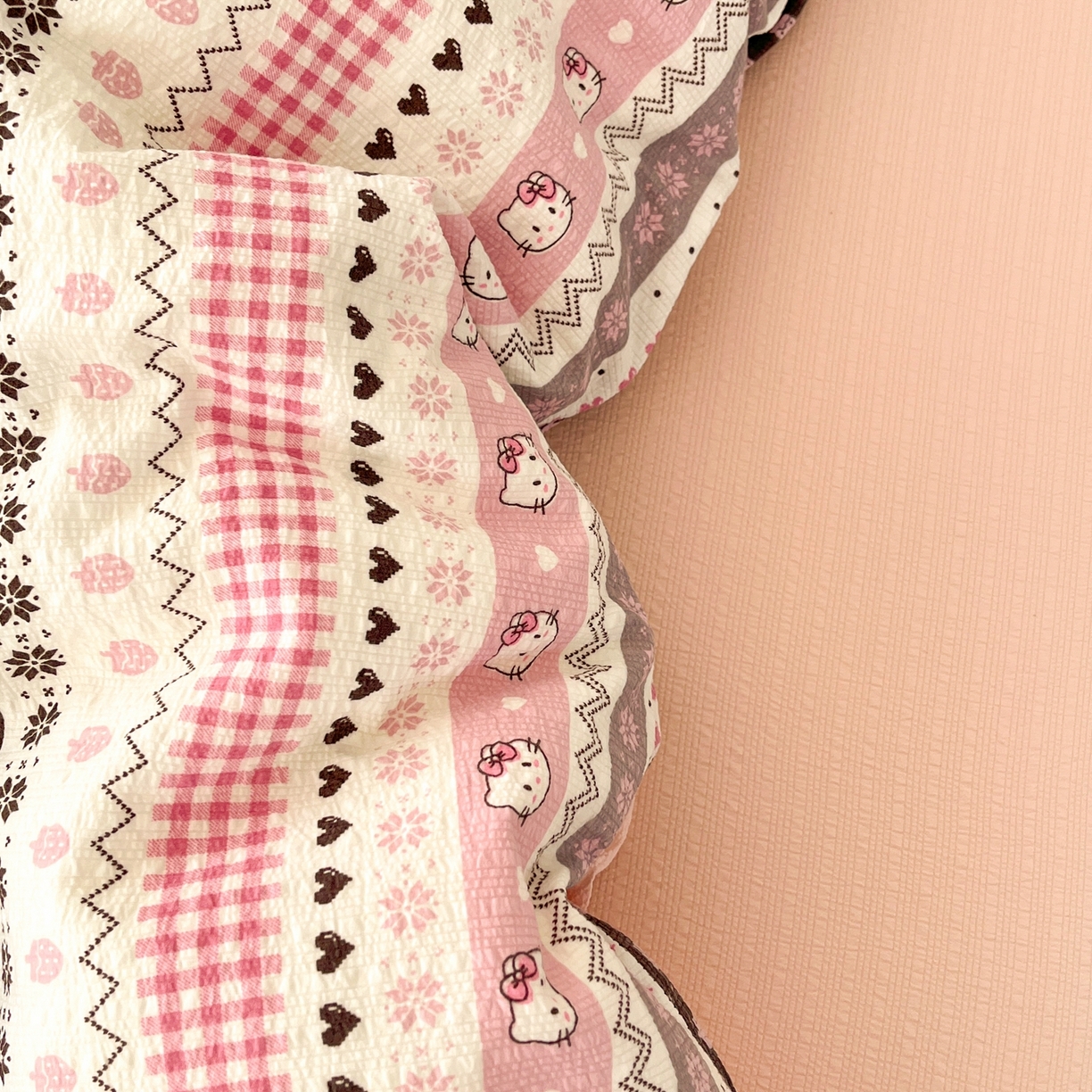 91家纺网 家纺一手货源 找家纺 玉海棠家纺 2026新款直播爆款高品质高克重泡泡纱泡芙纱四件套 甜心