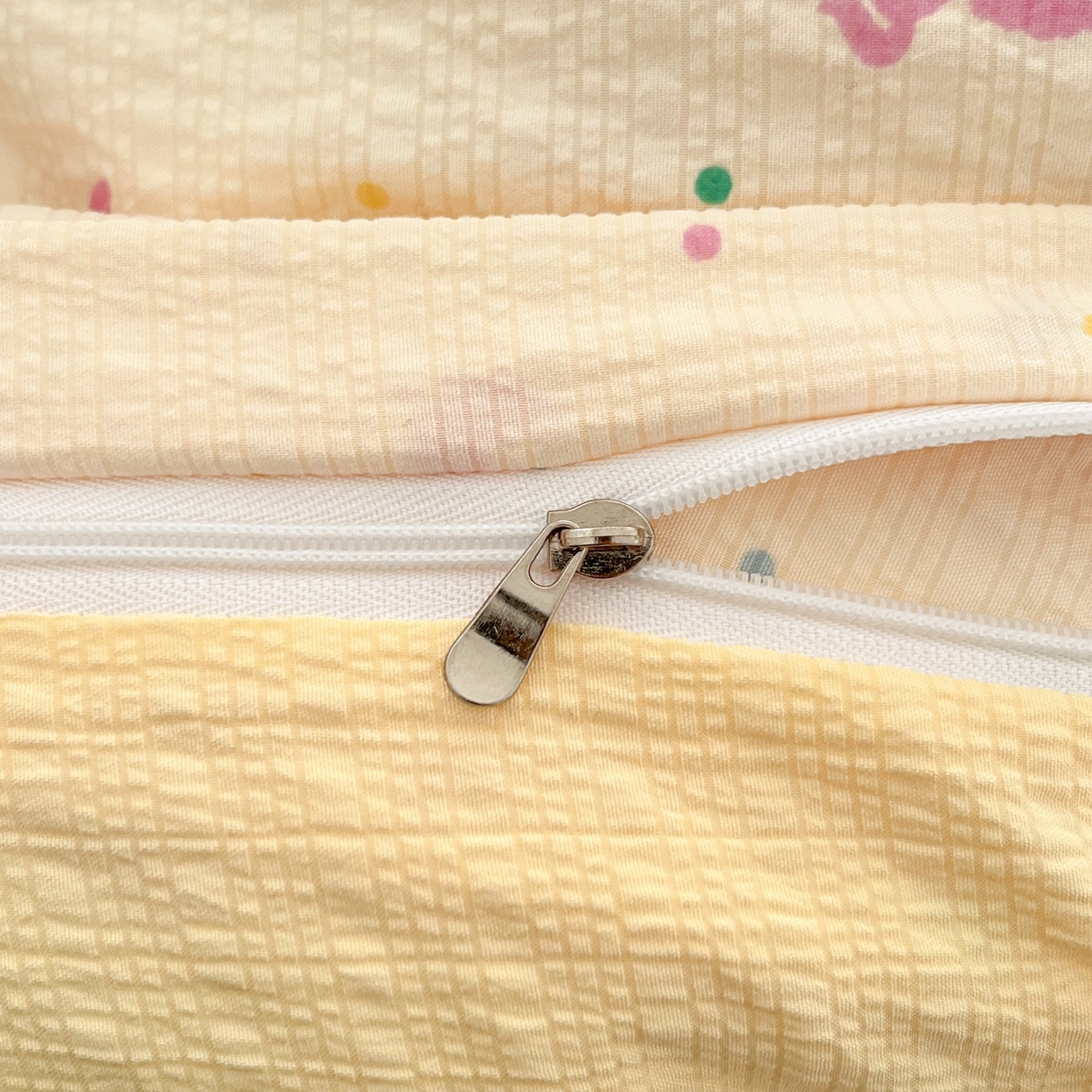 91家纺网 家纺一手货源 找家纺 玉海棠家纺 2026新款直播爆款高品质高克重泡泡纱泡芙纱四件套 童趣星空