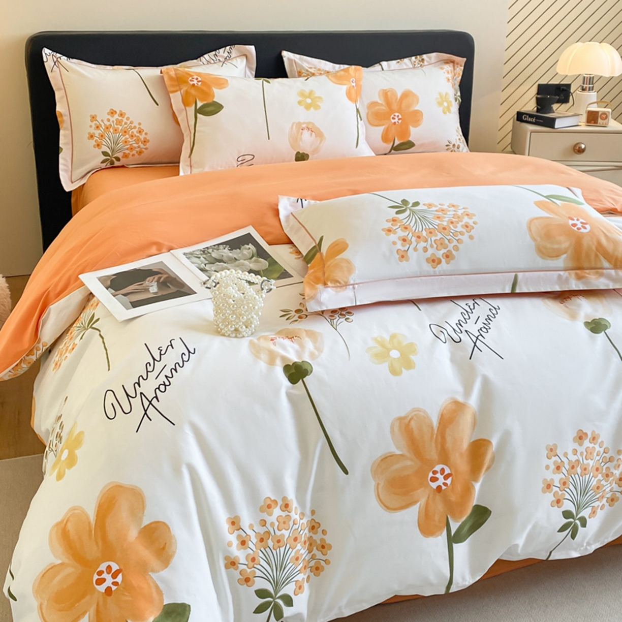 91家纺网 家纺一手货源 找家纺 （总）格里芬家纺 2026新款全棉纯棉40S精梳棉13376印花四件套