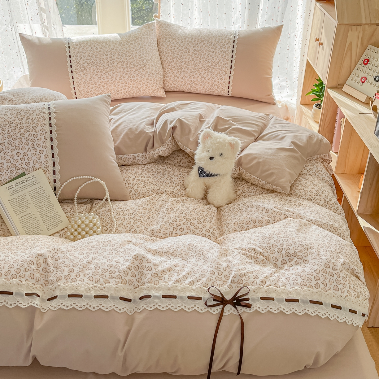 91家纺网 家纺一手货源 找家纺 （总）菲梵家纺 2026新款法式花边A类云朵棉单枕套枕套单件