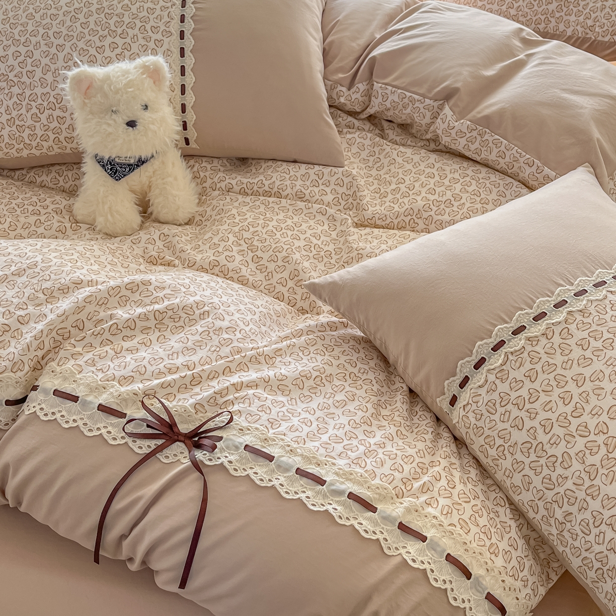 91家纺网 家纺一手货源 找家纺 （总）菲梵家纺 2026新款法式花边A类云朵棉单枕套枕套单件