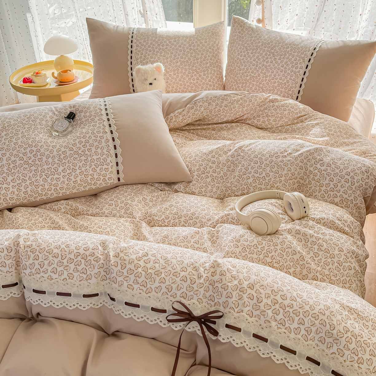 91家纺网 家纺一手货源 找家纺 （总）菲梵家纺 2026新款法式花边A类云朵棉单枕套枕套单件