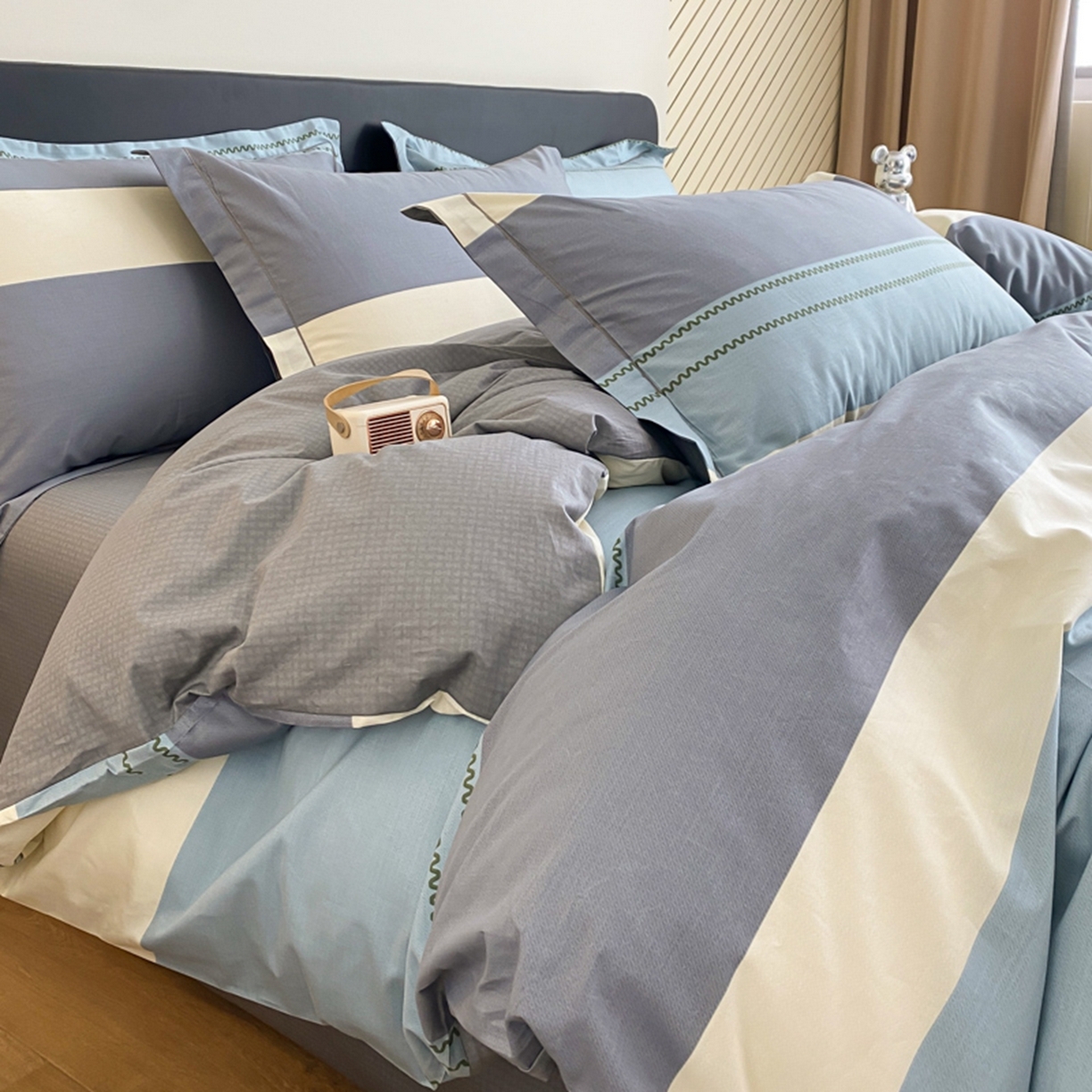 91家纺网 家纺一手货源 找家纺 （总）格里芬家纺 2026新款全棉纯棉40S精梳棉13376印花四件套