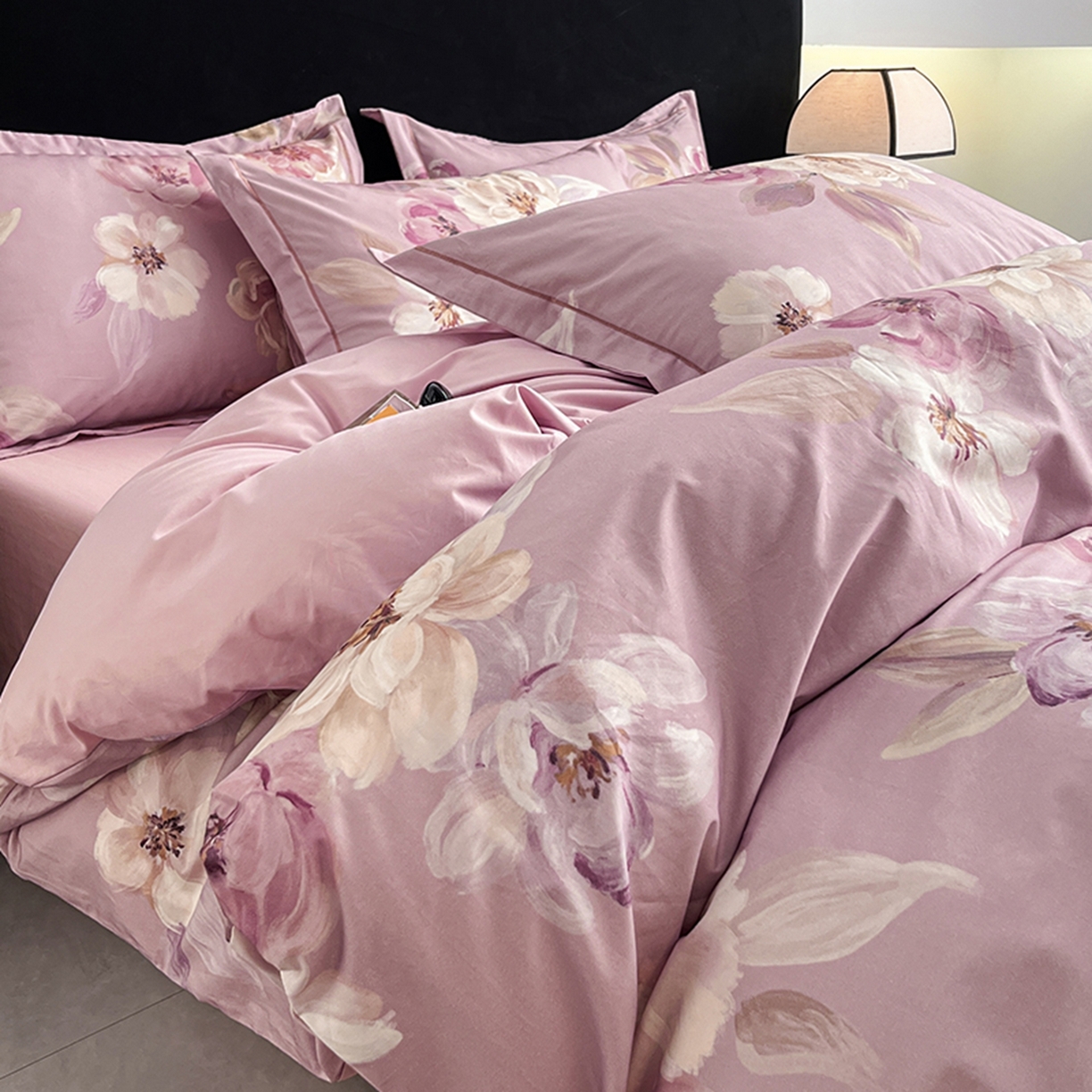 91家纺网 家纺一手货源 找家纺 （总）格里芬家纺 2026新款全棉纯棉40S精梳棉13376印花四件套