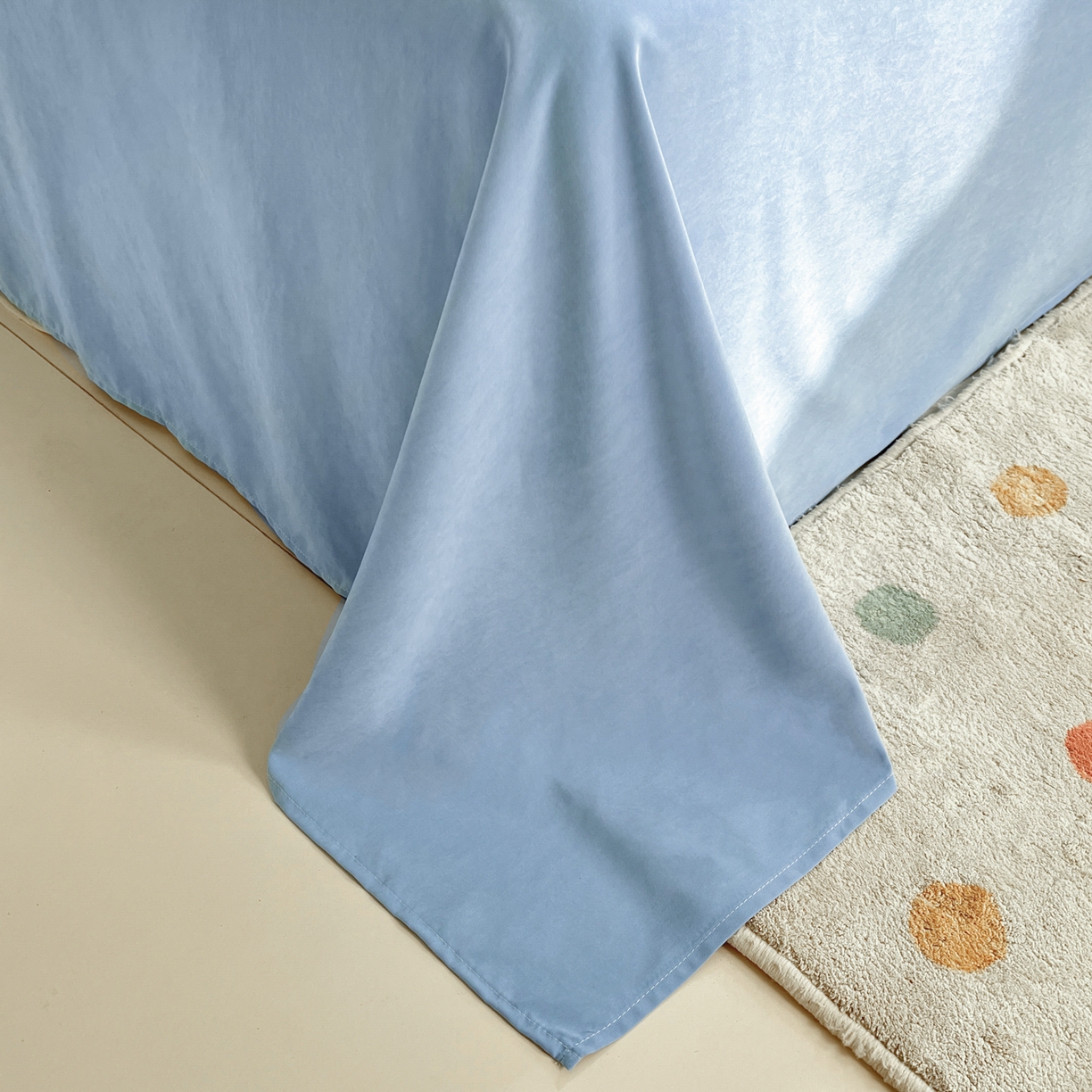 91家纺网 家纺一手货源 找家纺 优卡迪家纺馆 2026新款A类云锦棉毛巾绣四件套下载文件包含买家秀 俏俏狗-蓝