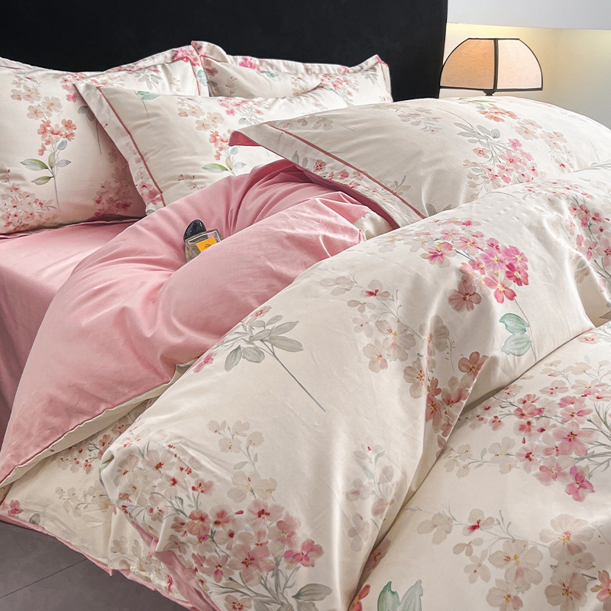 91家纺网 家纺一手货源 找家纺 （总）格里芬家纺 2026新款全棉纯棉40S精梳棉13376印花四件套