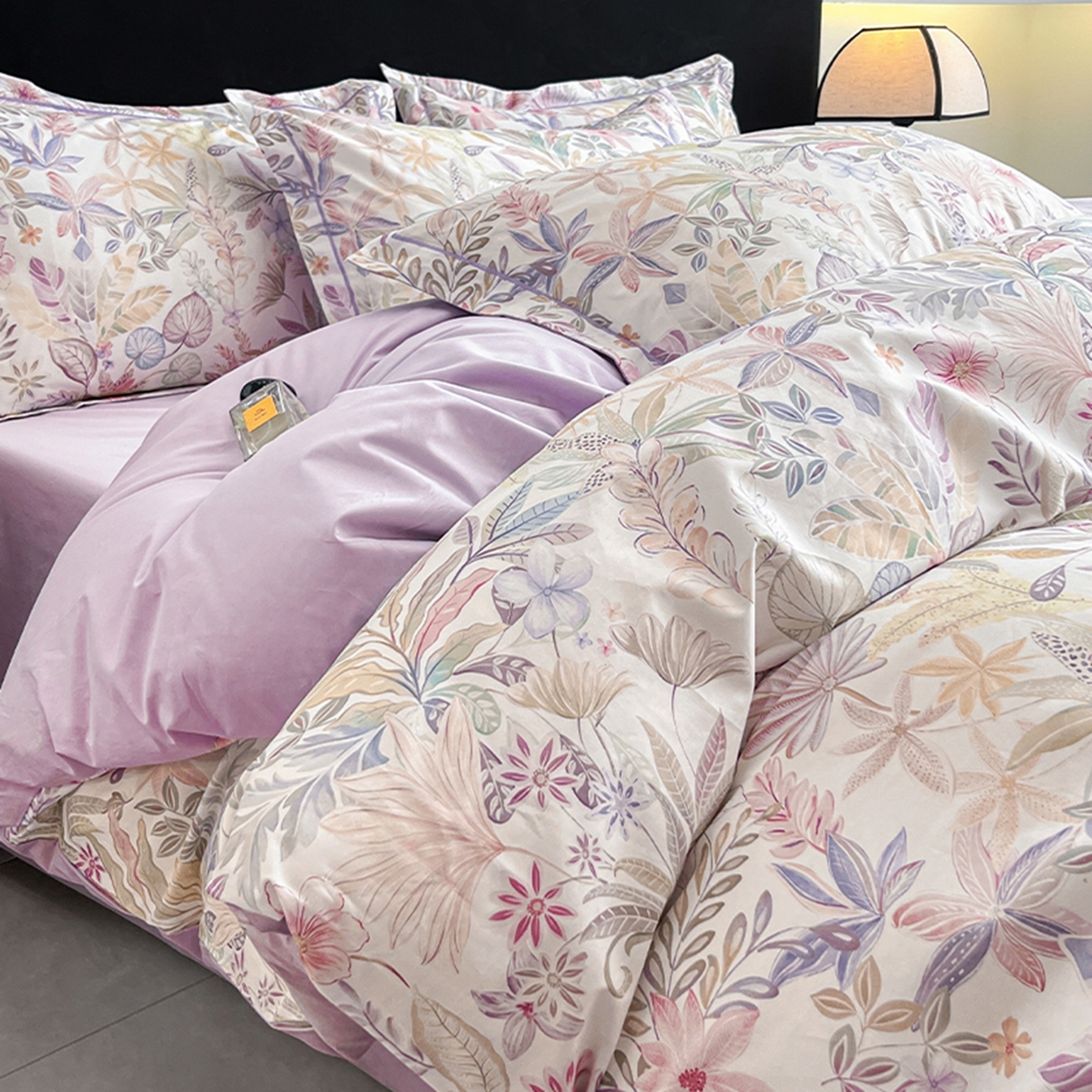 91家纺网 家纺一手货源 找家纺 （总）格里芬家纺 2026新款全棉纯棉40S精梳棉13376印花四件套