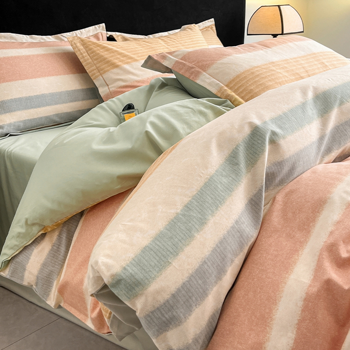 格里芬家纺 2026新款全棉纯棉40S精梳棉13376印花四件套 暖冬