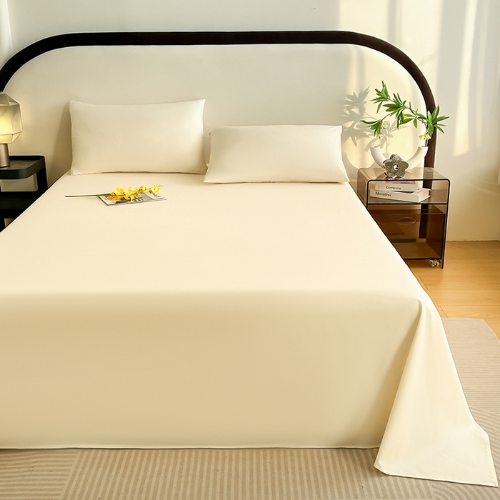 91家纺网 家纺一手货源 找家纺 润肤居 2026新款A类全棉13372单床单 粉白