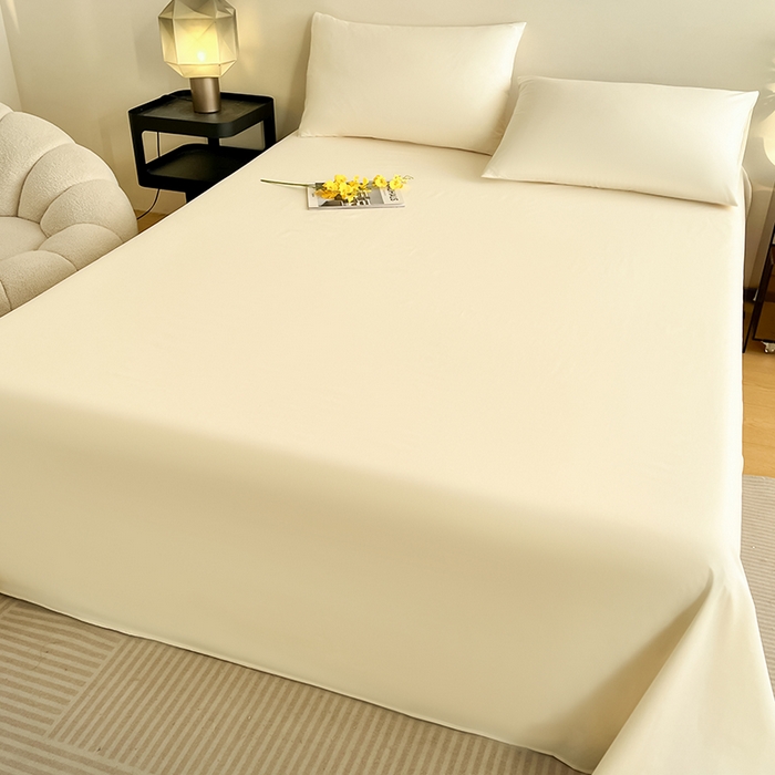 91家纺网 家纺一手货源 找家纺 润肤居 2026新款A类全棉13372单床单 粉白