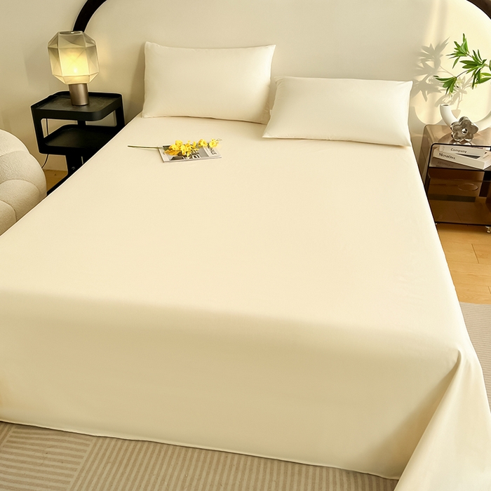 91家纺网 家纺一手货源 找家纺 润肤居 2026新款A类全棉13372单床单 粉白