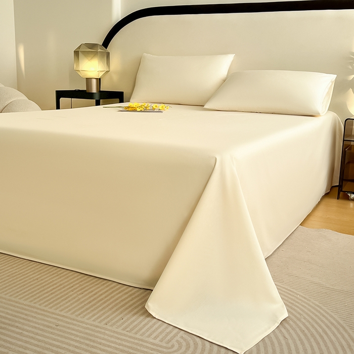 91家纺网 家纺一手货源 找家纺 润肤居 2026新款A类全棉13372单床单 粉白