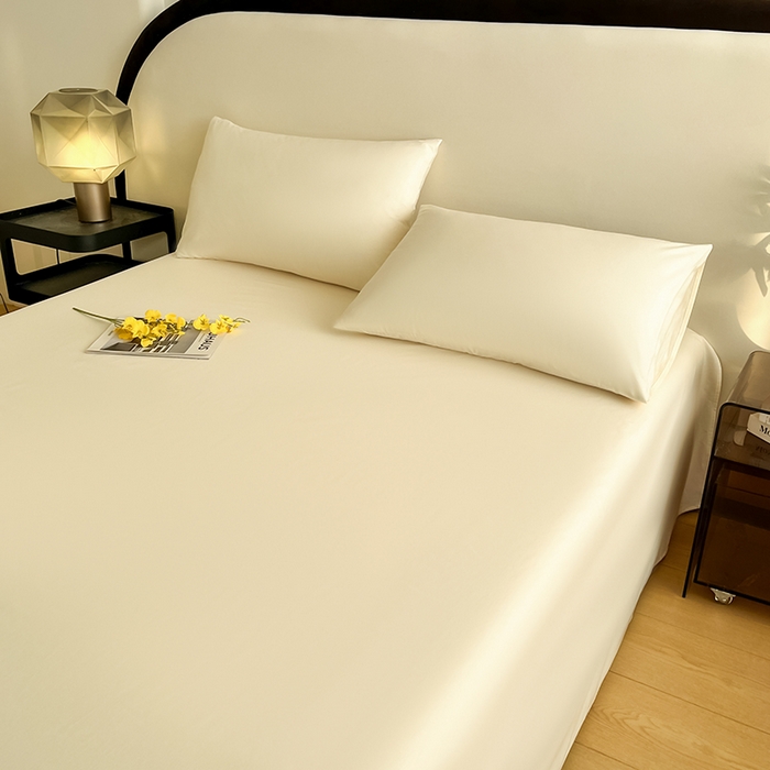 91家纺网 家纺一手货源 找家纺 润肤居 2026新款A类全棉13372单床单 粉白