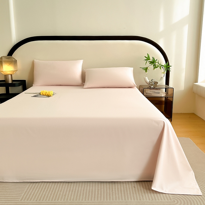 91家纺网 家纺一手货源 找家纺 润肤居 2026新款A类全棉13372单床单 粉瓷