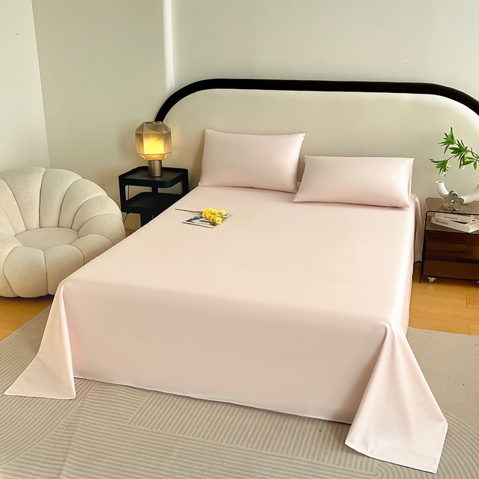 91家纺网 家纺一手货源 找家纺 润肤居 2026新款A类全棉13372单床单 粉瓷