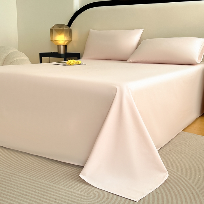 91家纺网 家纺一手货源 找家纺 润肤居 2026新款A类全棉13372单床单 粉瓷