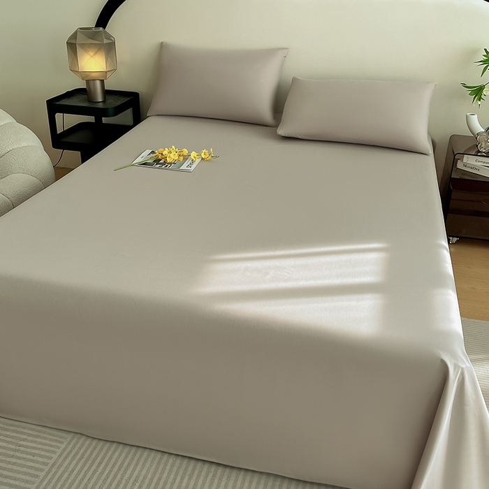 91家纺网 家纺一手货源 找家纺 润肤居 2026新款A类全棉13372单床单 摩卡