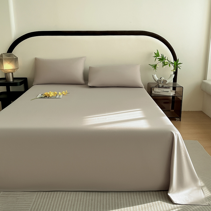 91家纺网 家纺一手货源 找家纺 润肤居 2026新款A类全棉13372单床单 摩卡