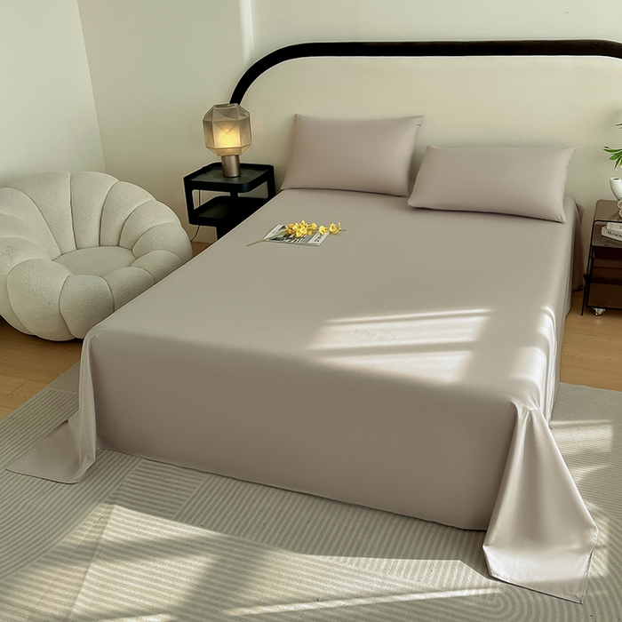 91家纺网 家纺一手货源 找家纺 润肤居 2026新款A类全棉13372单床单 摩卡