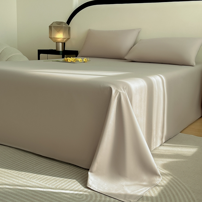 91家纺网 家纺一手货源 找家纺 润肤居 2026新款A类全棉13372单床单 摩卡