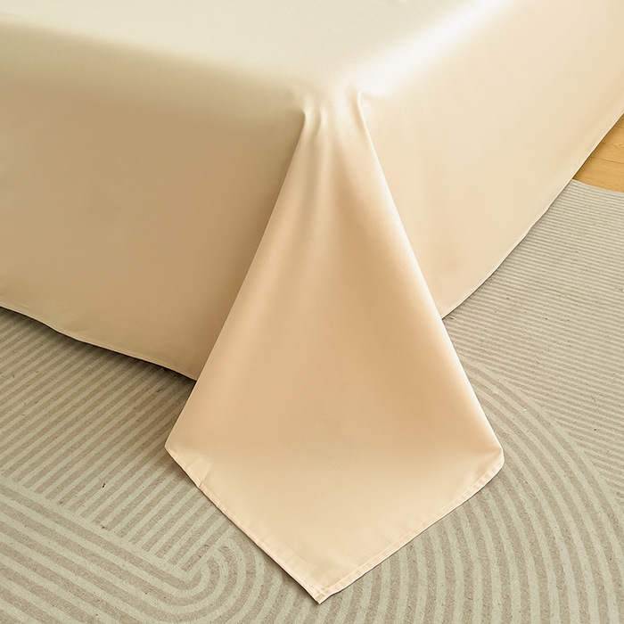 91家纺网 家纺一手货源 找家纺 润肤居 2026新款A类全棉13372单床单 杏仁