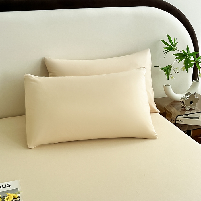 91家纺网 家纺一手货源 找家纺 润肤居 2026新款A类全棉13372单床笠 粉白