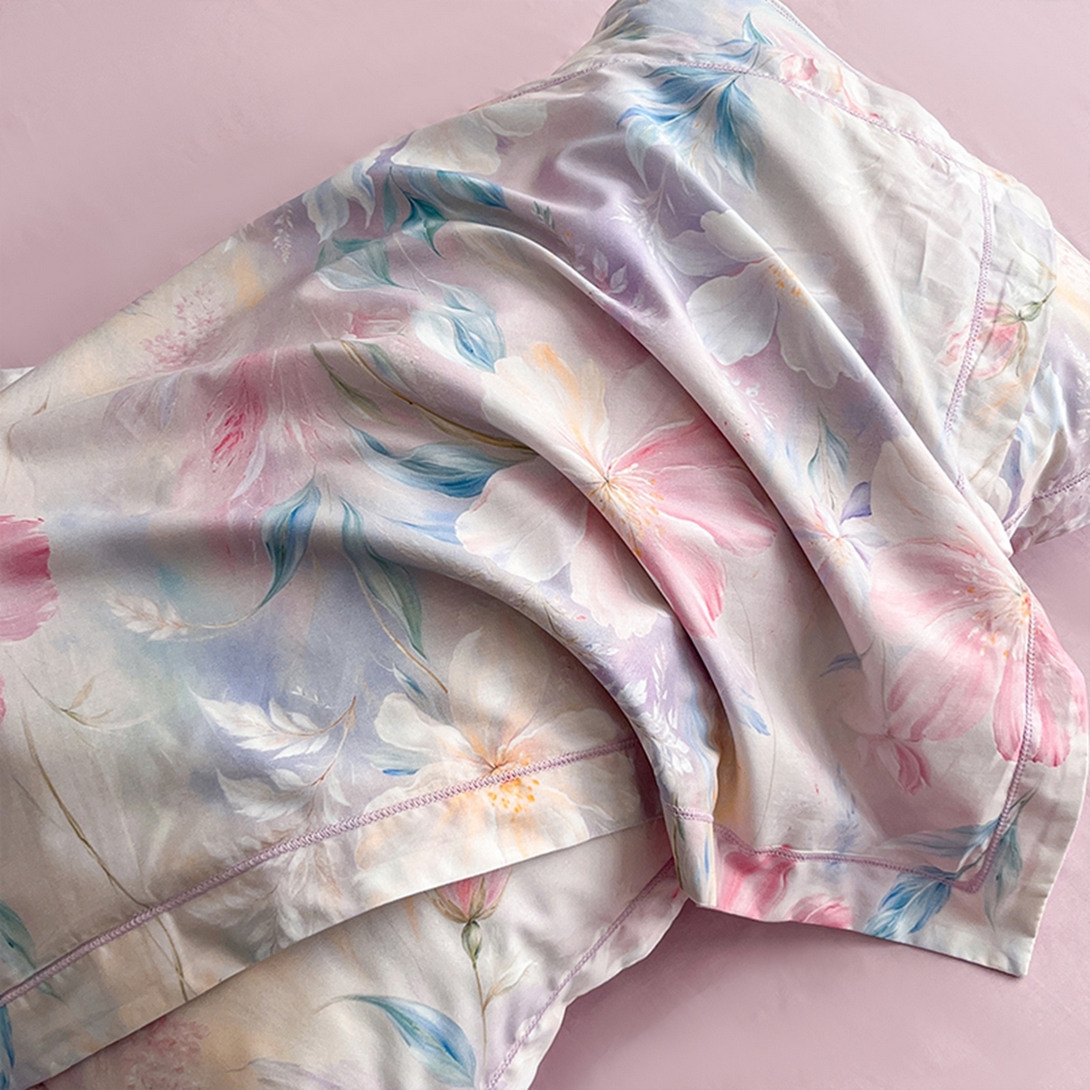 91家纺网 家纺一手货源 找家纺 格里芬家纺 2026新款全棉纯棉40S精梳棉13376印花四件套 闪闪发光