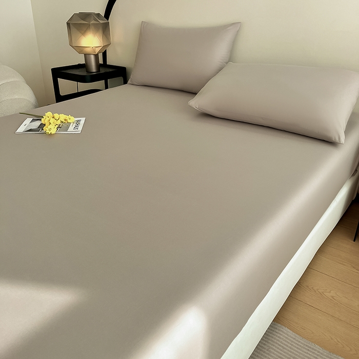 91家纺网 家纺一手货源 找家纺 润肤居 2026新款A类全棉13372单床笠 摩卡