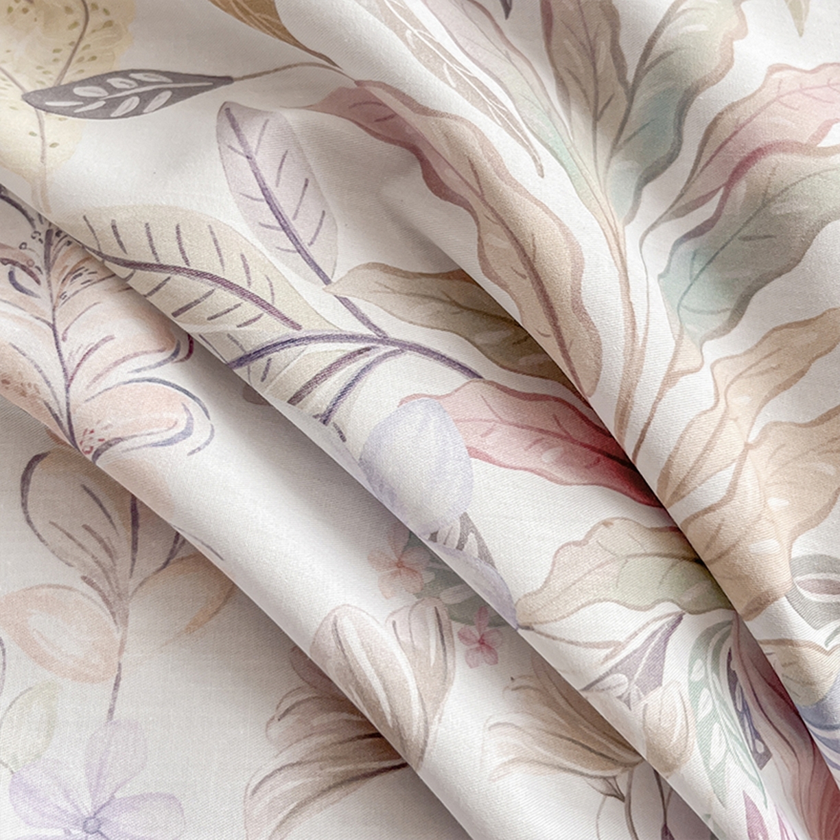 91家纺网 家纺一手货源 找家纺 格里芬家纺 2026新款全棉纯棉40S精梳棉13376印花四件套 晚宁-紫