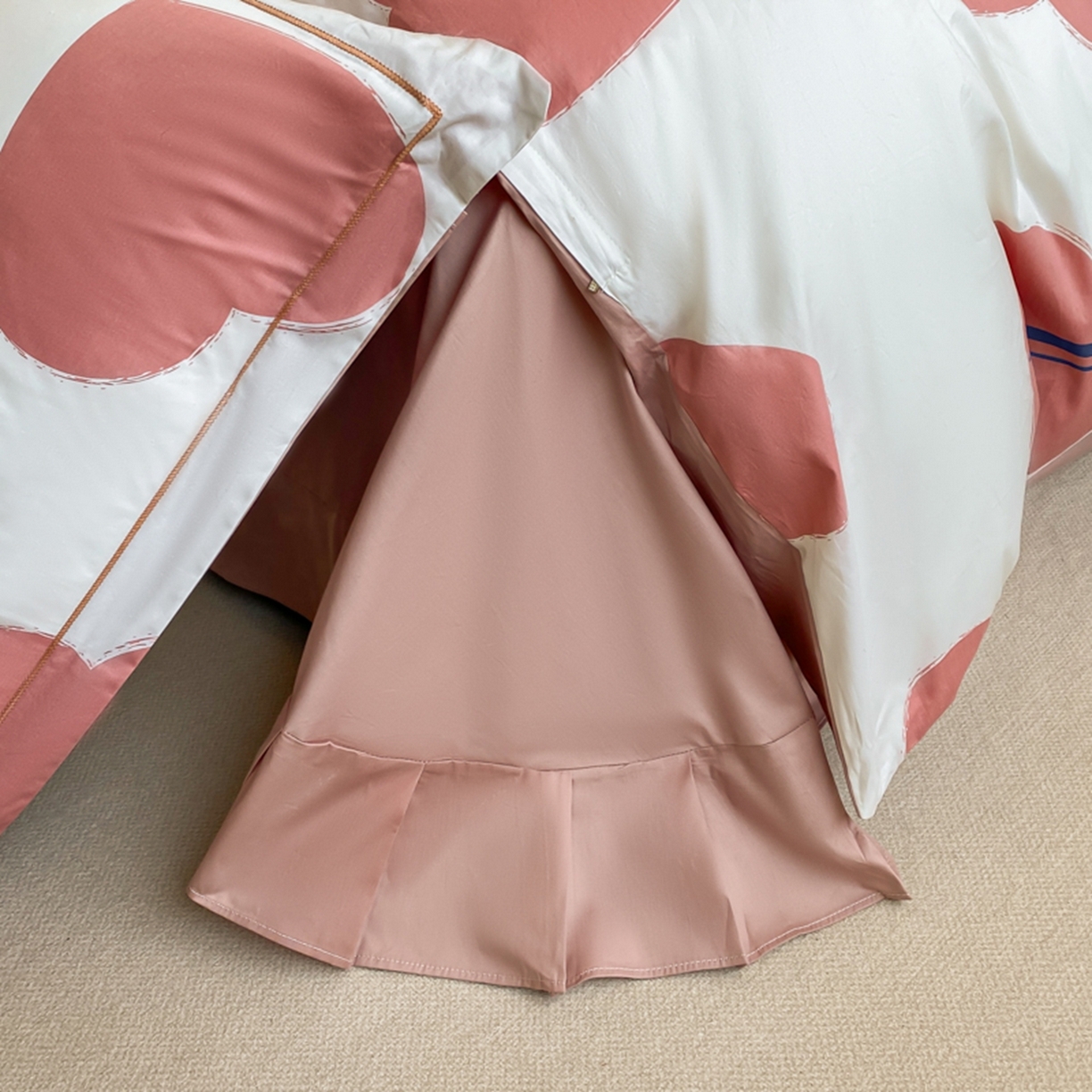 91家纺网 家纺一手货源 找家纺 格里芬家纺 2026新款全棉纯棉40S精梳棉13376印花四件套 幽香恋曲