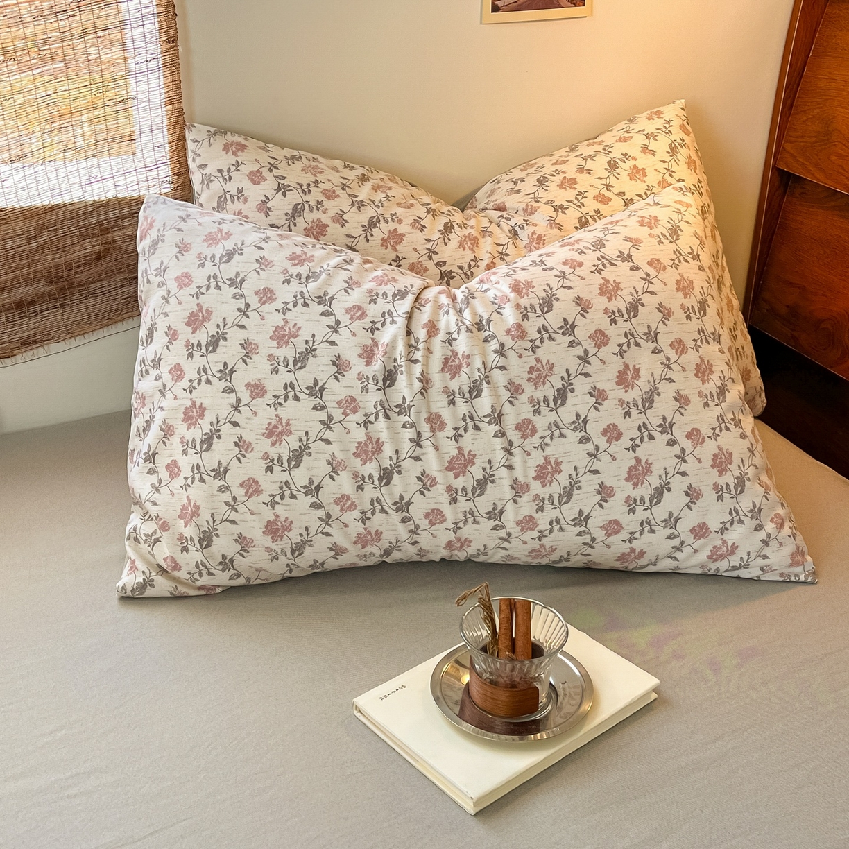 91家纺网 家纺一手货源 找家纺 金梦拉家纺 2026新款色织棉麻棉纱小露麻四件套 安缦