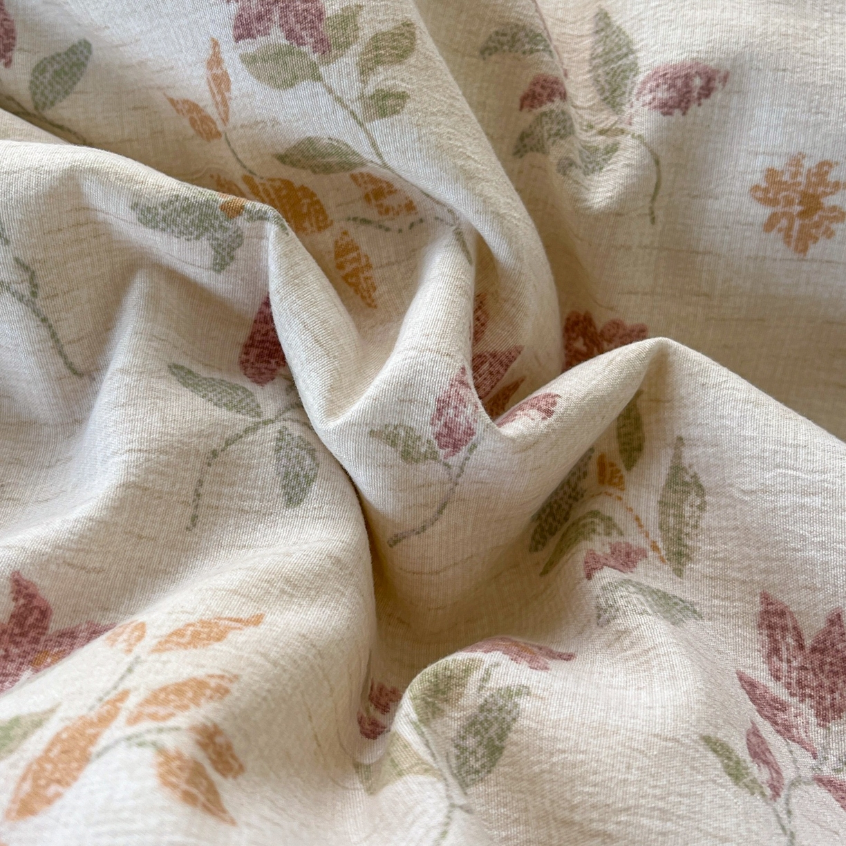 91家纺网 家纺一手货源 找家纺 金梦拉家纺 2026新款色织棉麻棉纱小露麻四件套 枫韵