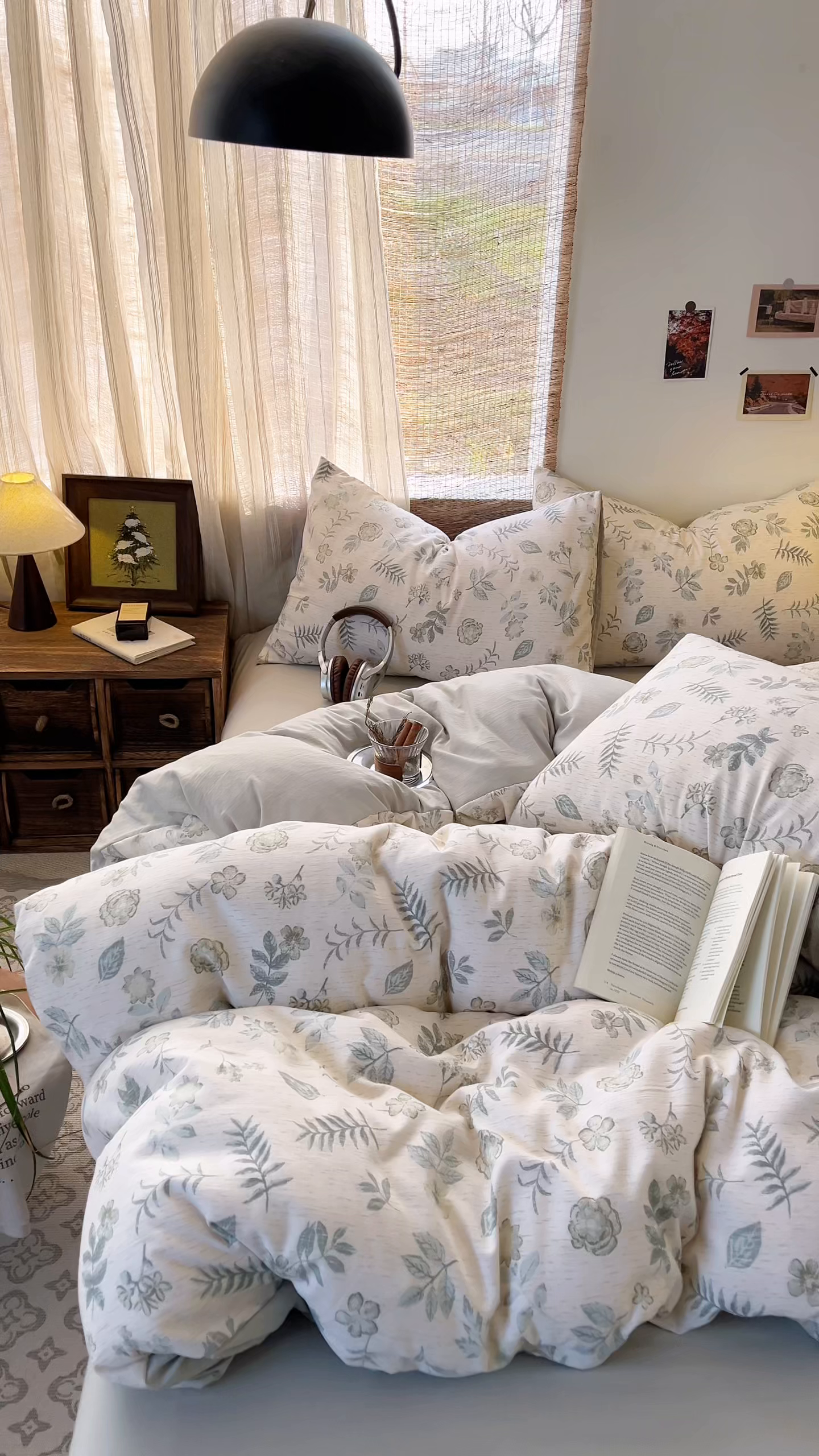 91家纺网 家纺一手货源 找家纺 金梦拉家纺 2026新款色织棉麻棉纱小露麻四件套 手写信