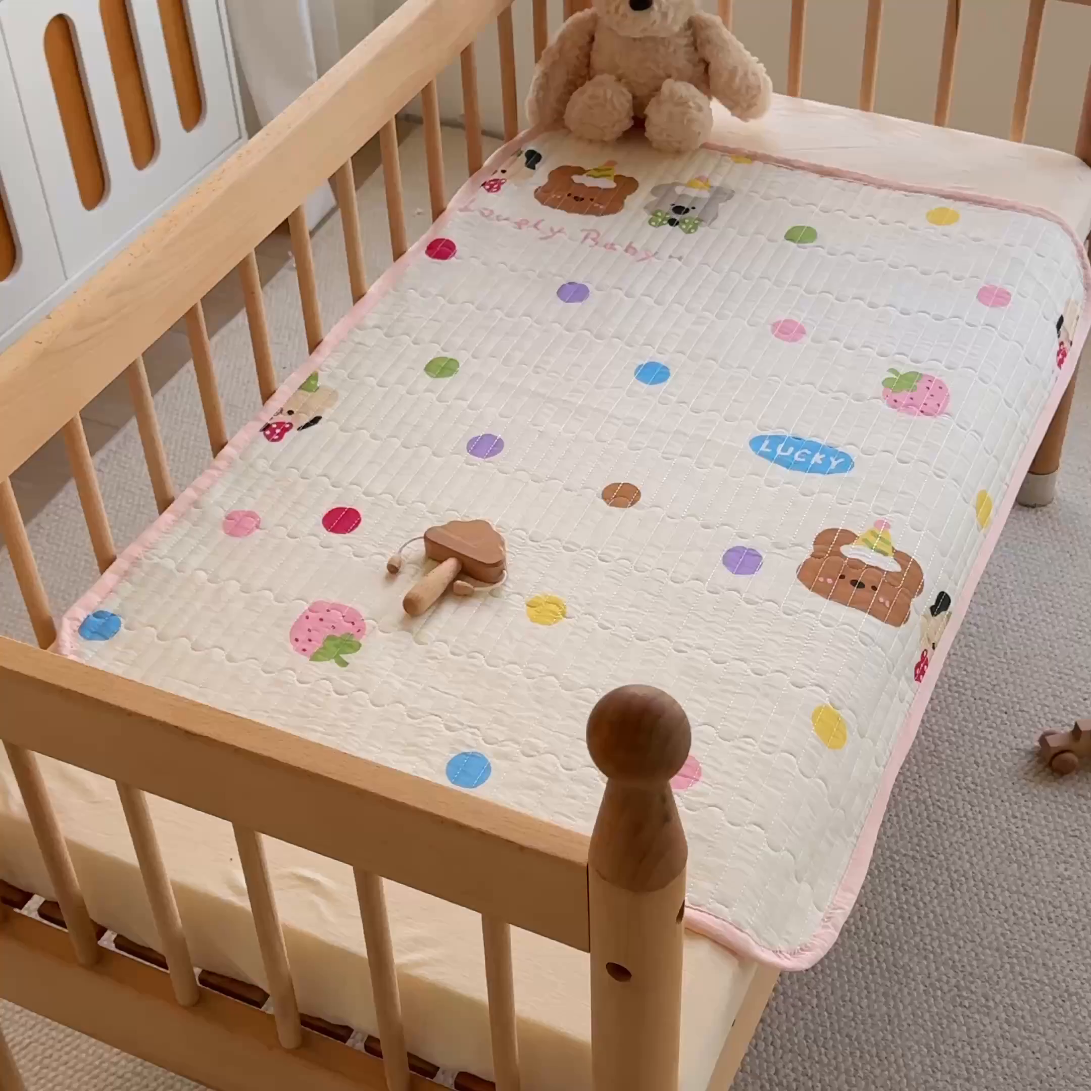 91家纺网 家纺一手货源 找家纺 （总）X猫先生 2026新款全棉防水床垫婴童隔尿垫姨隔脏垫姨妈垫护理垫