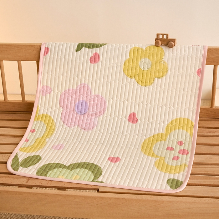 91家纺网 家纺一手货源 找家纺 X猫先生 2026新款全棉防水床垫婴童隔尿垫姨隔脏垫姨妈垫护理垫 贝利花都（FS）