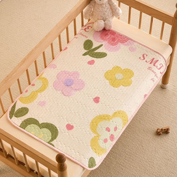 91家纺网 家纺一手货源 找家纺 X猫先生 2026新款全棉防水床垫婴童隔尿垫姨隔脏垫姨妈垫护理垫 贝利花都（FS）