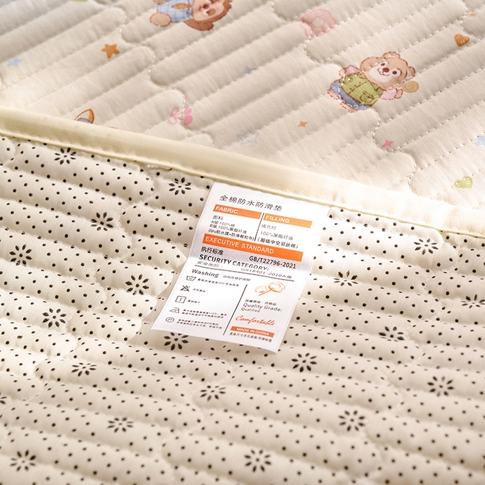 91家纺网 家纺一手货源 找家纺 X猫先生 2026新款全棉防水床垫婴童隔尿垫姨隔脏垫姨妈垫护理垫 疯狂童话城(FS)