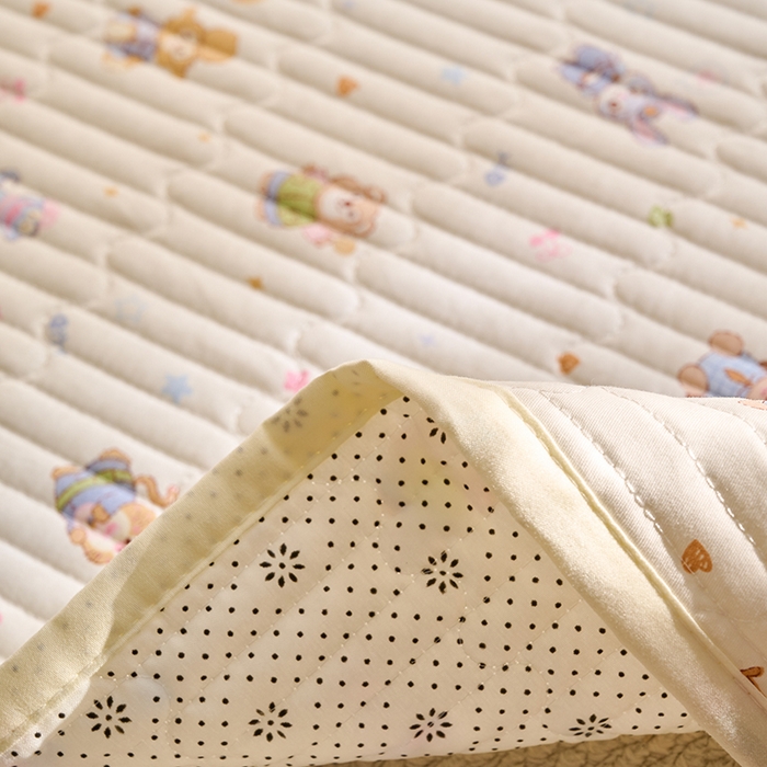 91家纺网 家纺一手货源 找家纺 X猫先生 2026新款全棉防水床垫婴童隔尿垫姨隔脏垫姨妈垫护理垫 疯狂童话城(FS)